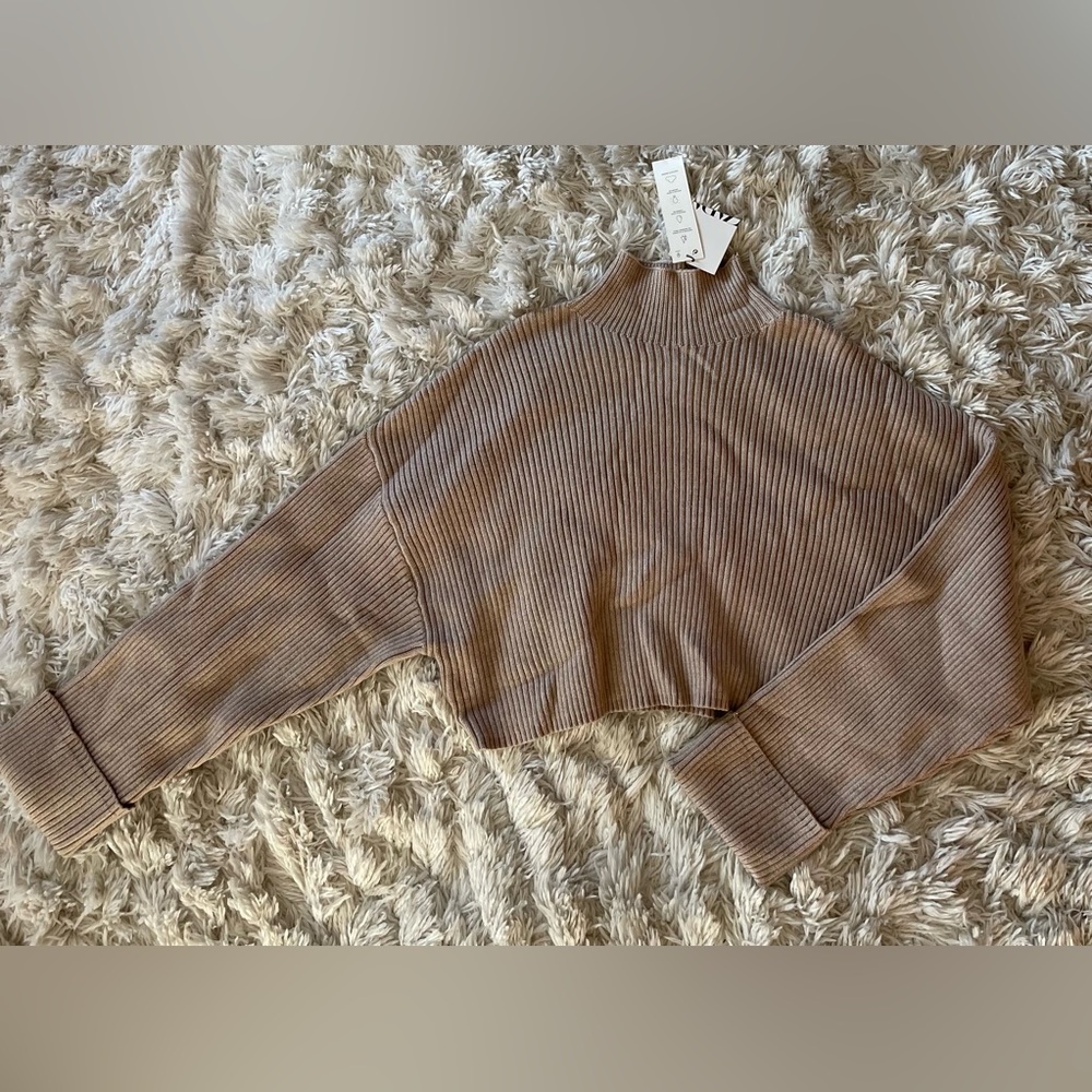 Zara Ribbed Cropped Sweater